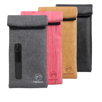firedog tobacco pouch Regular Sized Be made of high quality genuine leather Portable Leather Tobacco Pouch Smoking